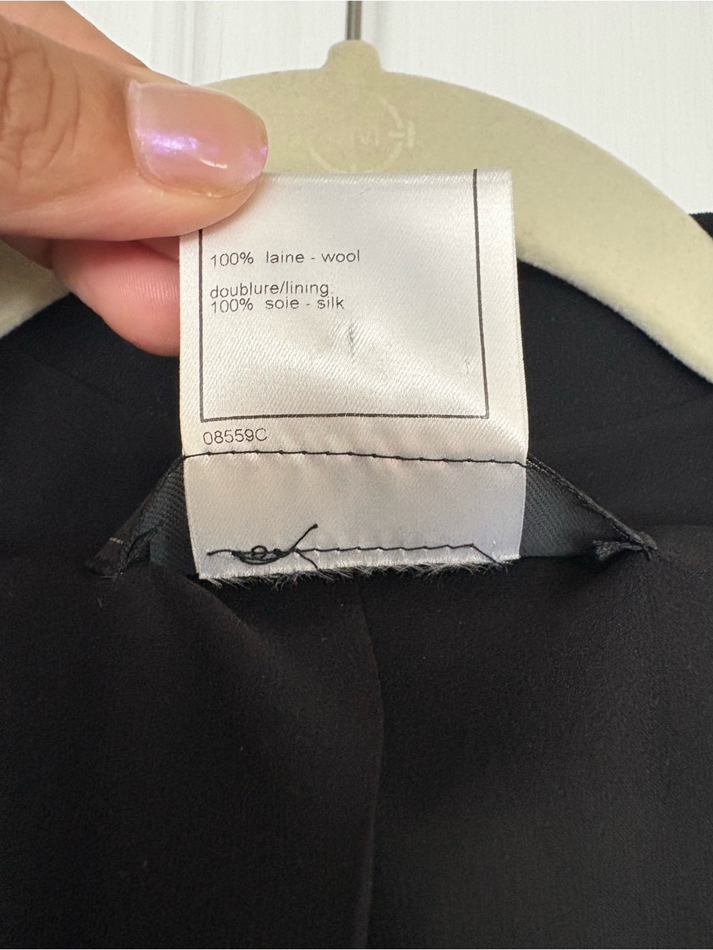 CHANEL Vintage Wool Cropped Blazer Jacket - Picture 5 of 7